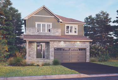 New Modern Kitchen for Executive Townhome for Sale in Avalon, Minto Communities in Orléans