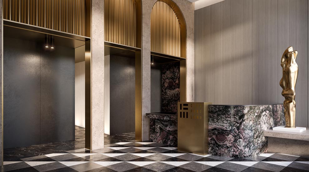 The Lobby at 123 Portland