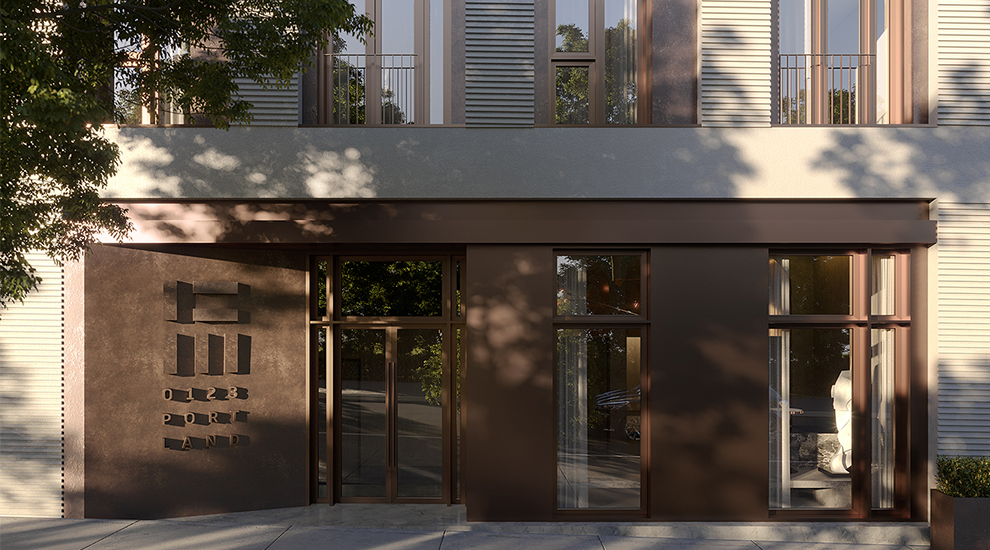 Exterior at 123 Portland