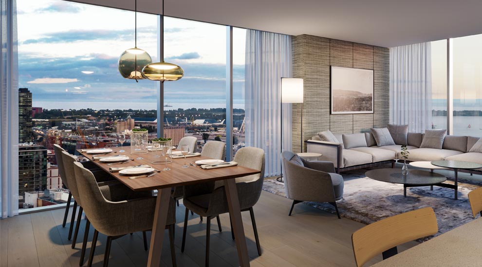 Living/Dining in Suite