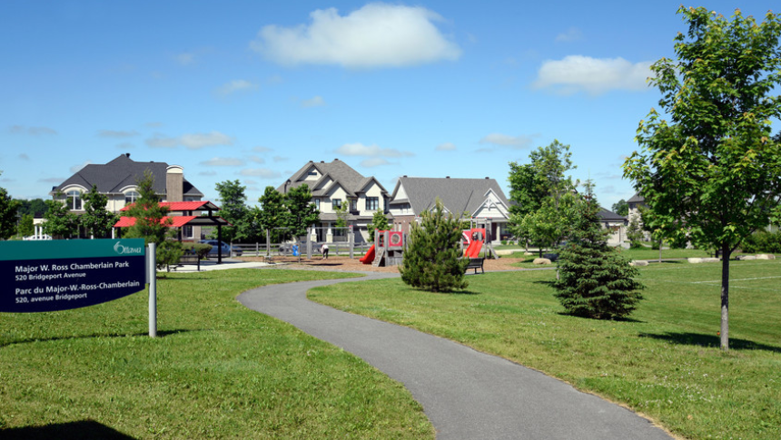 Major W. Ross Chamberlin Park in Mahogany, Manotick - a community by Minto Communities