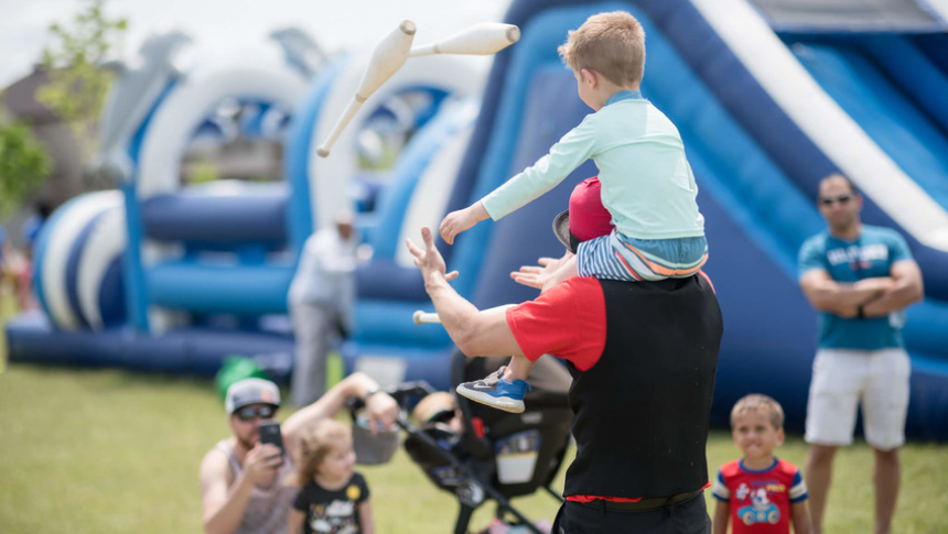 Park opening party in Avalon, Orleans - a community by Minto Communities