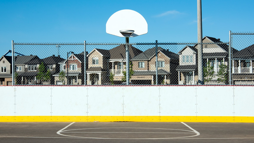 Basketball court at Don Boudria Park in Avalon, a community by Minto Communities