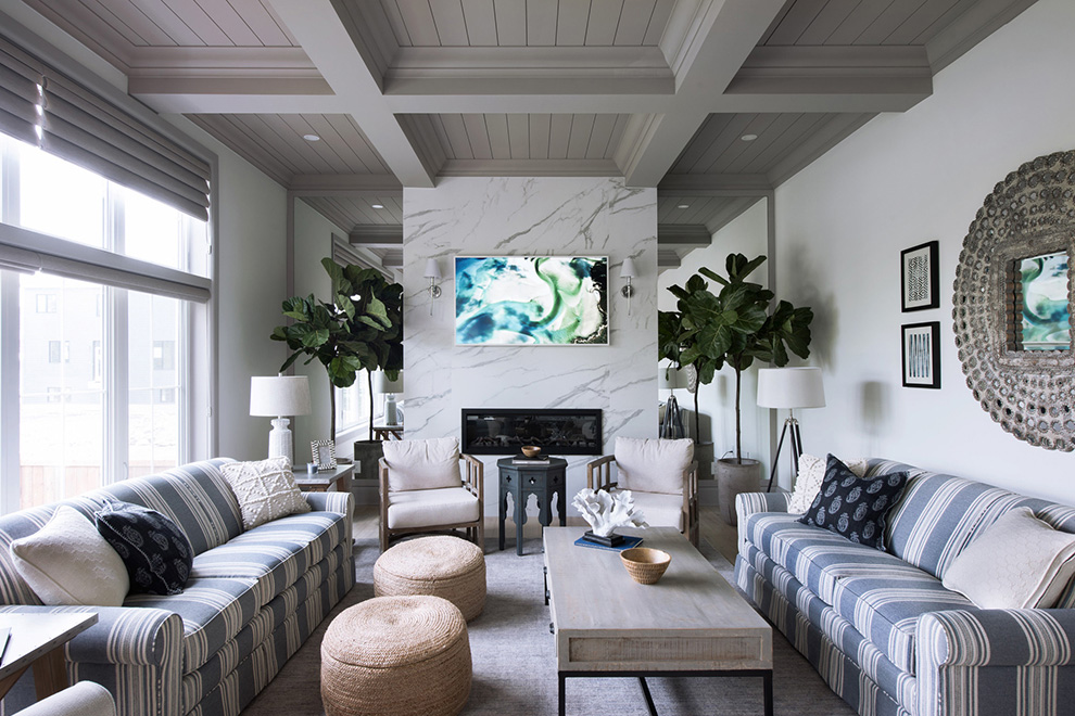 The Minto Dream Home - Single Family Home - Fireplace and great room - built by Minto Communities