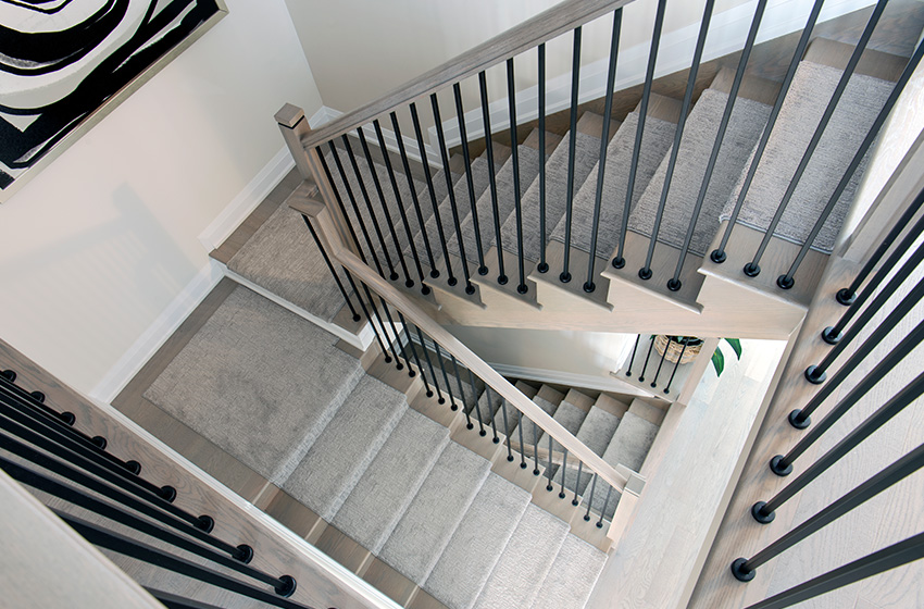 Quinton Staircase, Single Family Home - Minto Communities Ottawa