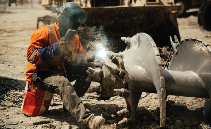 Underground Work Begins at 123 Portland