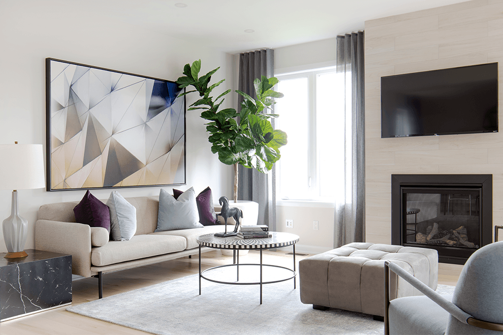 Clairmont: Living Room – Single Family Home