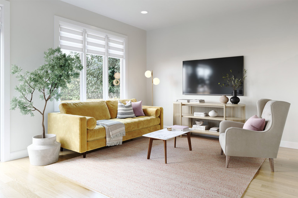 Cohen: Living Room – Executive Townhome
