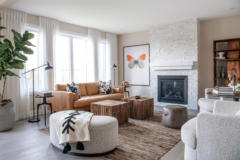 Quinton: Living Room – Single Family Home