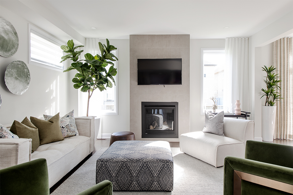 Fairbank: Living Room – Single Family Home