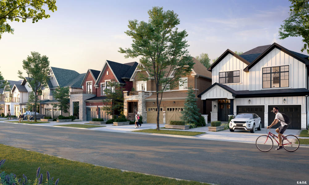 Detached homes in Oshawa. The Heights of Harmony by Minto Communities.