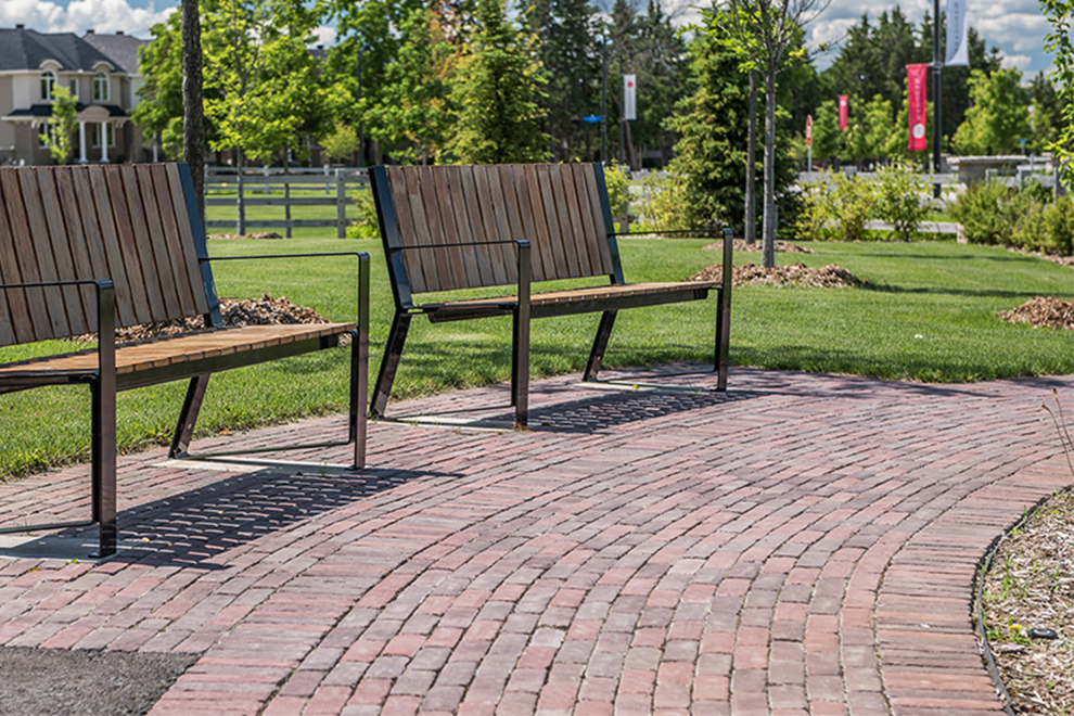Benches in Mahogany Park