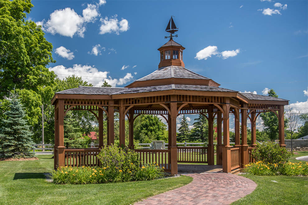 Gazebo in Mahogany Park, Manotick