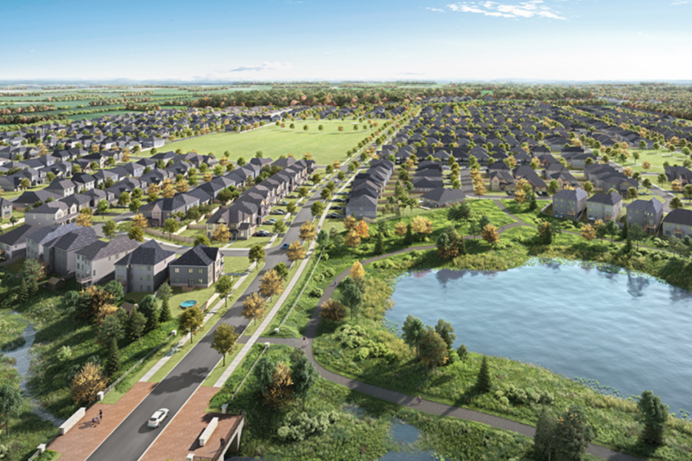 Community Rendering of Mahogany, Manotick