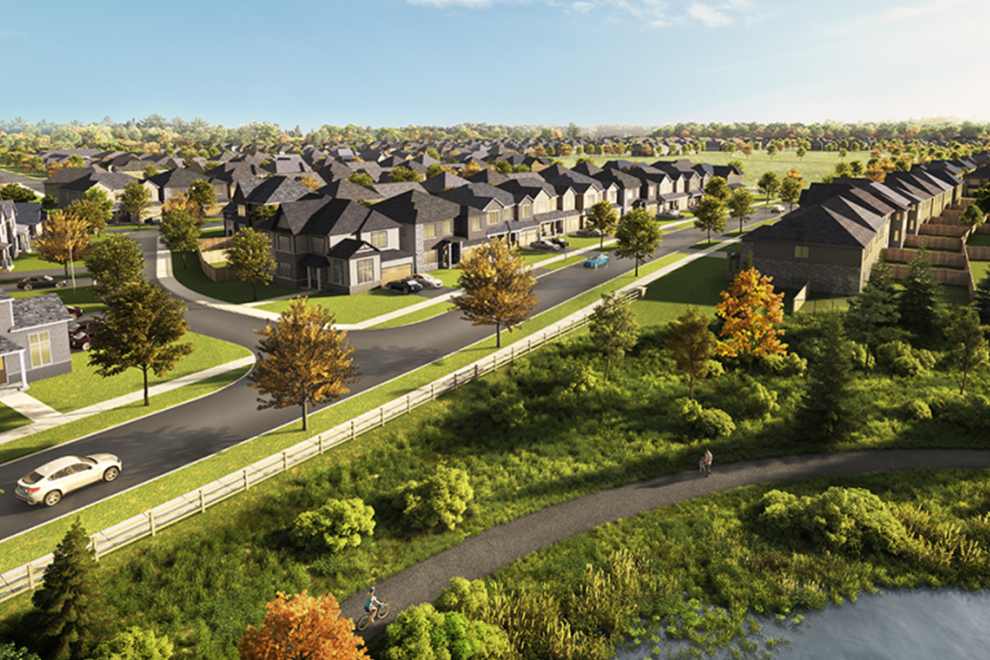 Community Rendering of Mahogany, Manotick