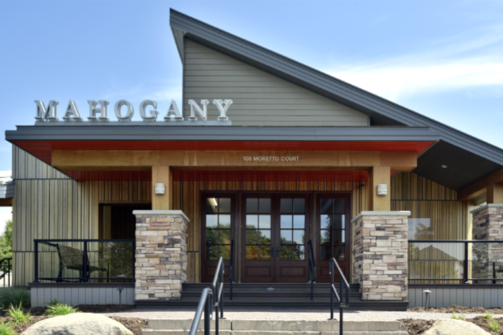 Exterior of Mahogany Sales Centre