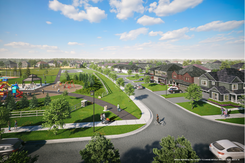 Rendering of Mahogany, Manotick