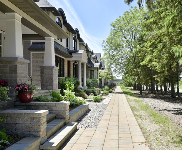 Streetscape in Mahogany