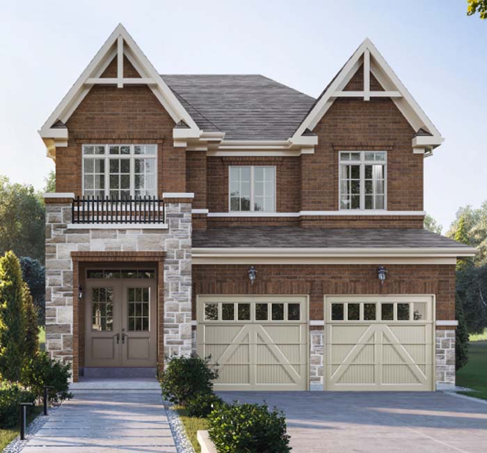 French Country - Single-Family Homes at The Heights of Harmony in Oshawa, Minto Communities.