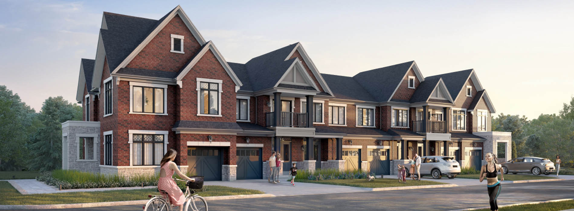 Tudor - Townhomes at The Heights of Harmony in Oshawa, Minto Communities.