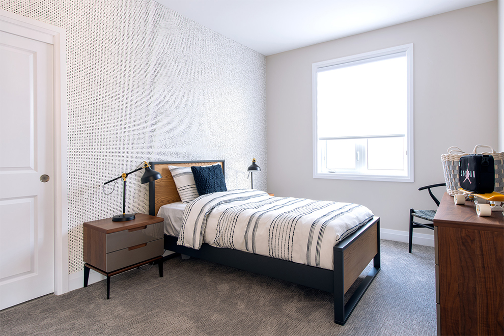 Killarney Finished Bedroom, Minto Communities Ottawa