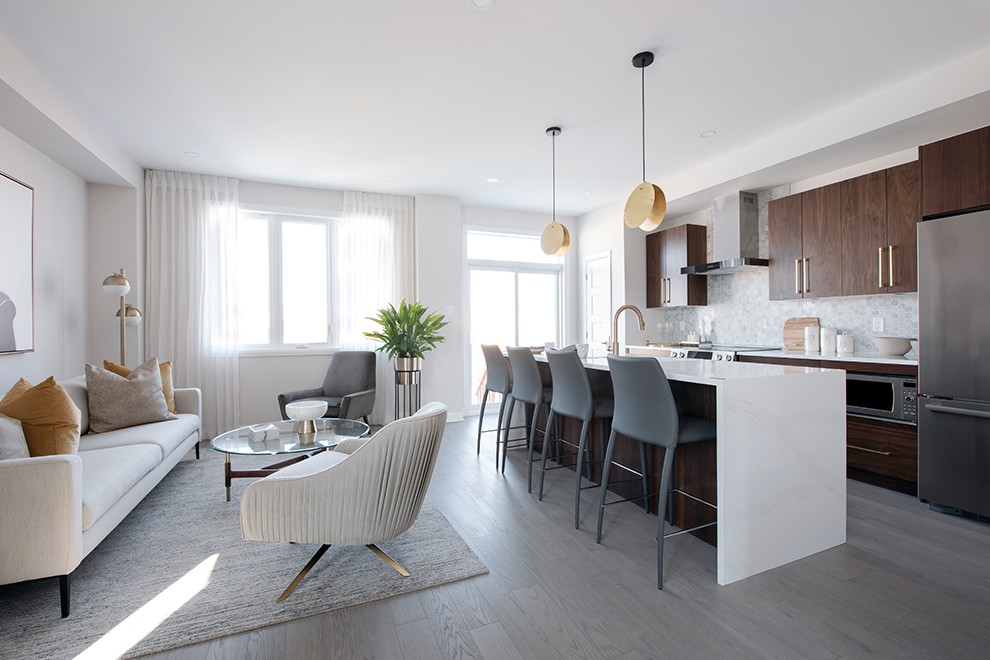 Monterey - Executive Townhome - Dining room, kitchen, living room