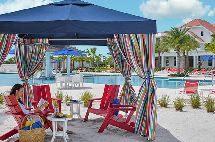 Award-winning Isles Club with private cabanas