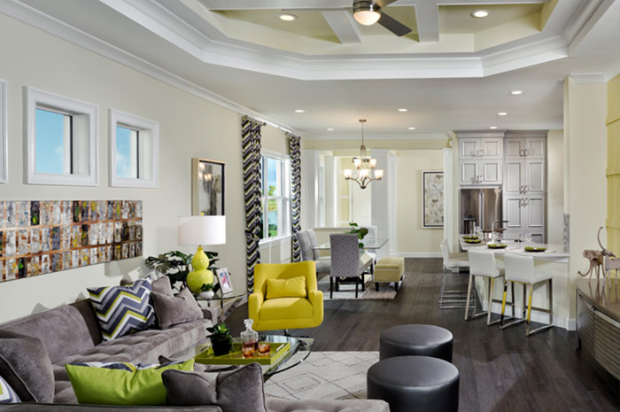 2 bedroom home with open floorplan (Mimosa shown)