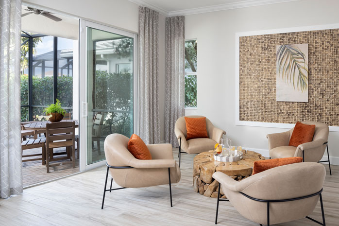 Azalea Model Cozy Sitting Room