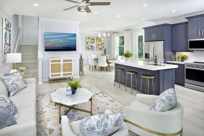 Ivy Great Room, Kitchen and Dining room