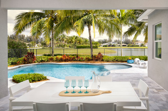 Sandhill Model Outdoor Pool and Lanai