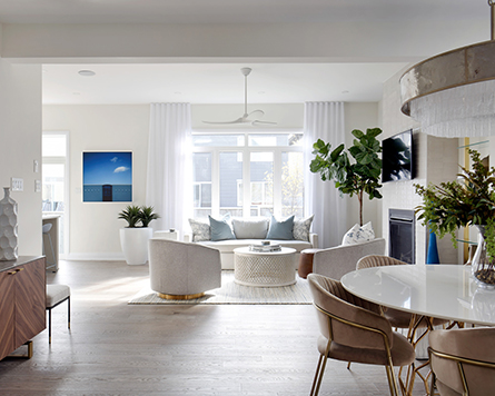 Dining Room in the Waverley Single Family Home Avalon Orléans