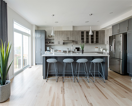 Kitchen in the Clairmont Single Family Home Quinn's Point Barrhaven