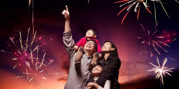 Family & fireworks