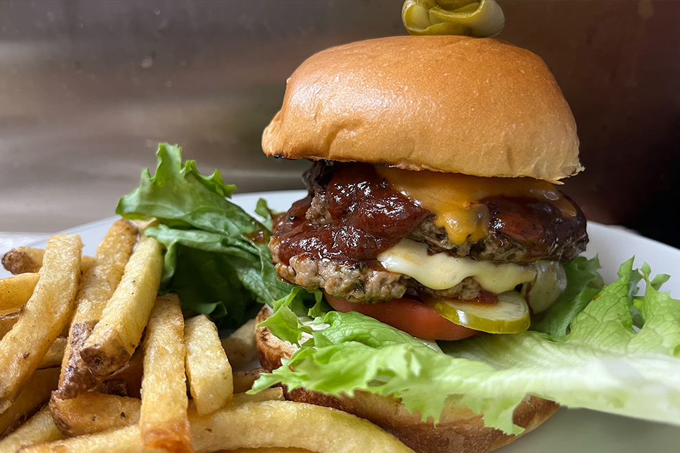 Burger and Fries