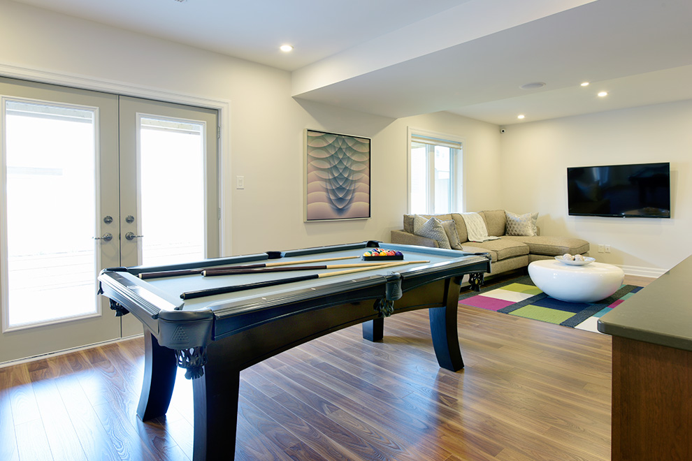 Game Room in Single Family Home