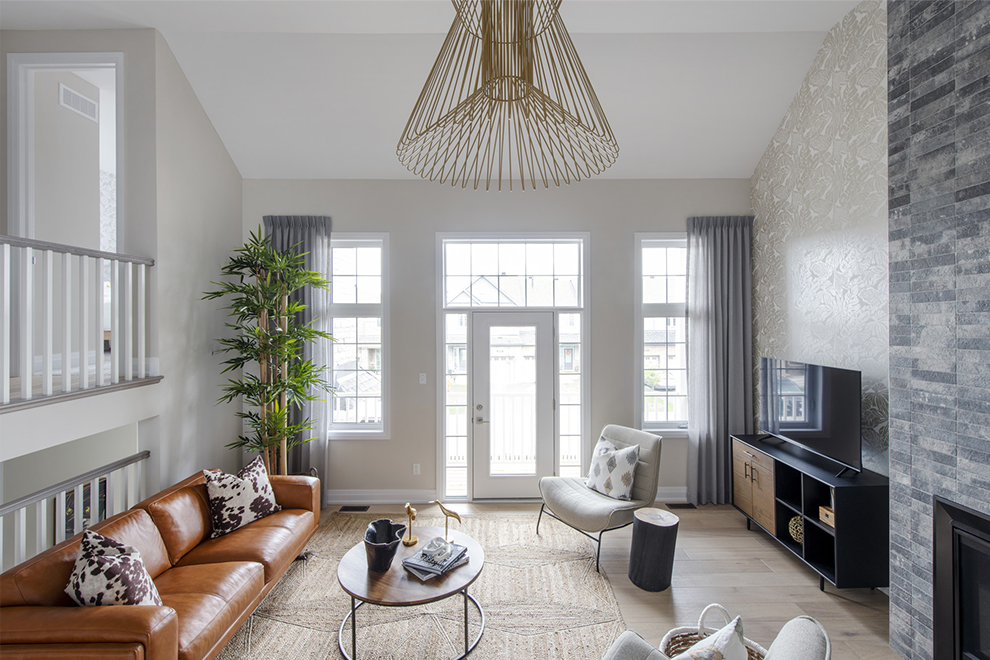 Family Room of the Killarney Single Family Home