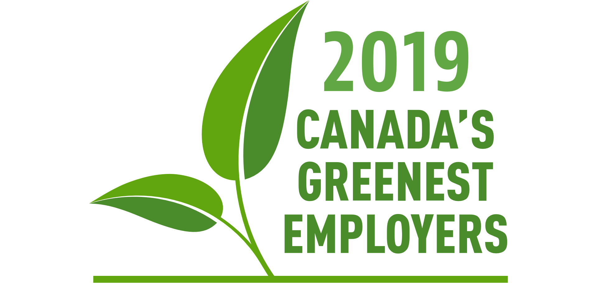 Canada's Greenest Employers logo written in green
