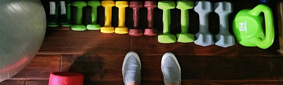 Colourful free weights