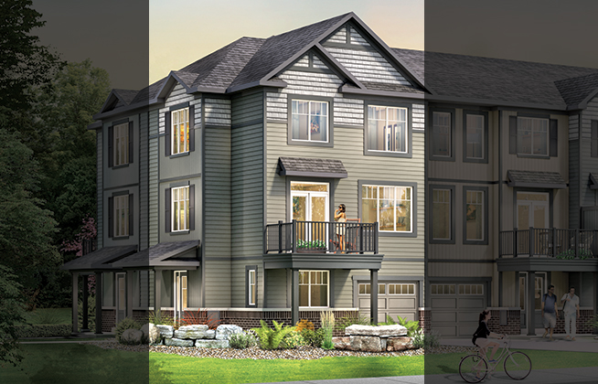 Madison Corner Avenue Townhome, located in Quinn's Pointe, Ottawa
