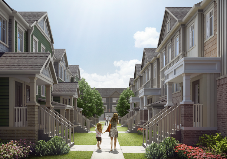 Move in ready townhomes at Kingmeadow