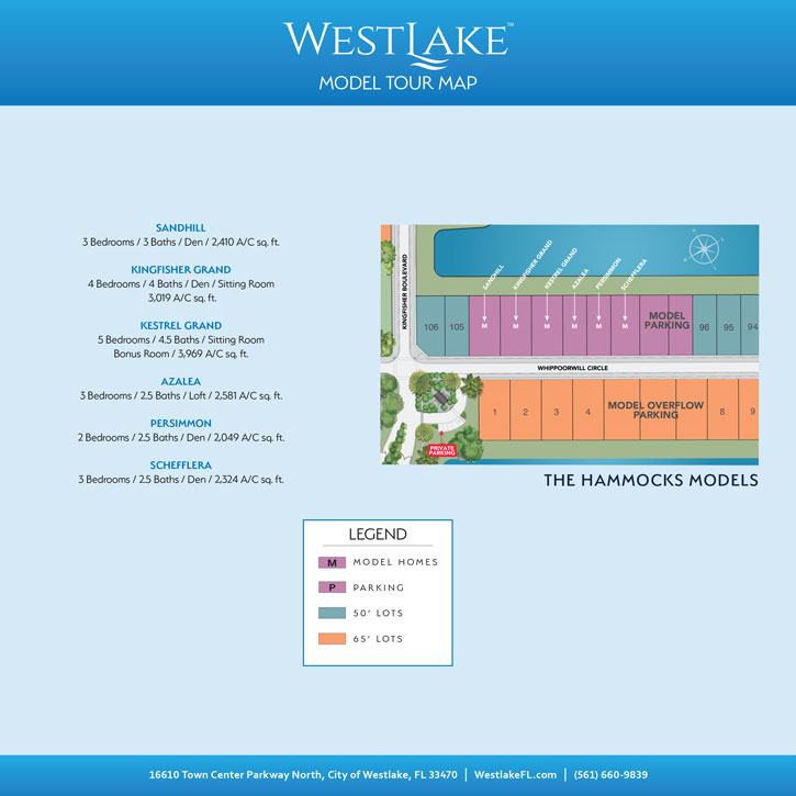 Model Row siteplan at Westlake