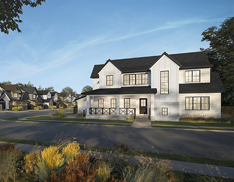 Wildflower Streetscape by Minto Communities. 