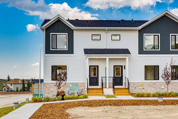 New townhome at the Wildflower community in Airdrie