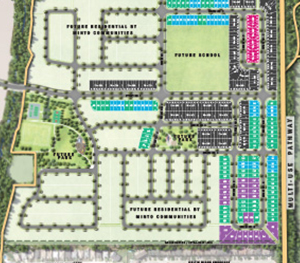 Brookline Site Plan, Minto Communities in Kanata