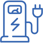 Electric Vehicle Charging Infrastructure logo. Westshore by Minto Communities.