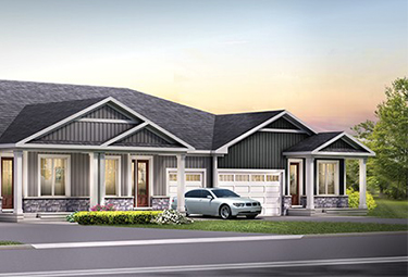 Rendering of Bungalow Townhomes for sale in Mahogany, Manotick