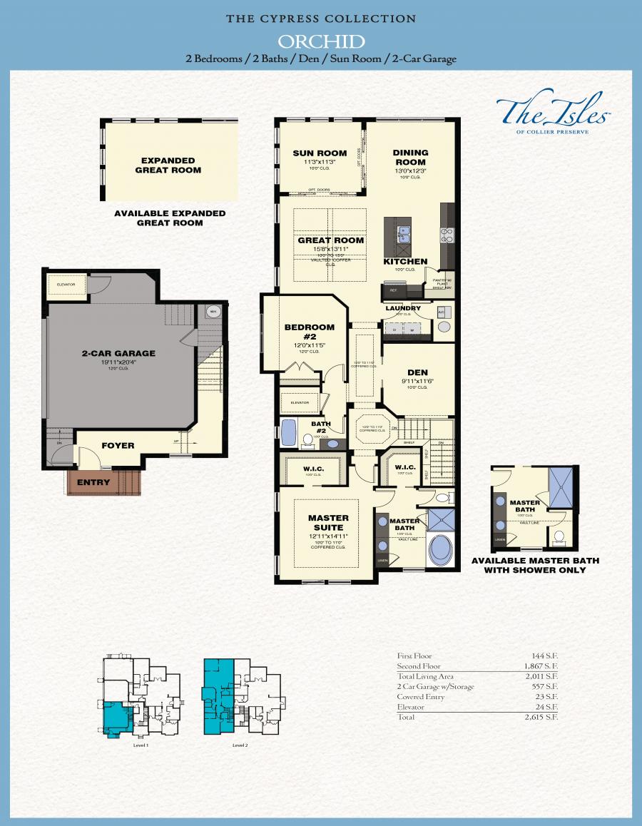 The Isles Of Collier Preserve Orchid Model New Homes FL Minto