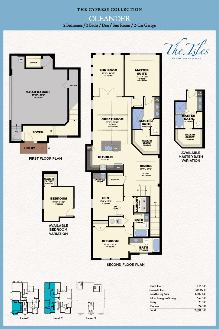 Isles of Collier Preserve Oleander Model Cypress Homes by Minto