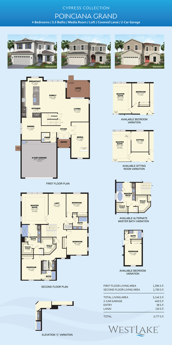 Poinciana Grand Luxury Model Home Westlake, FL Minto